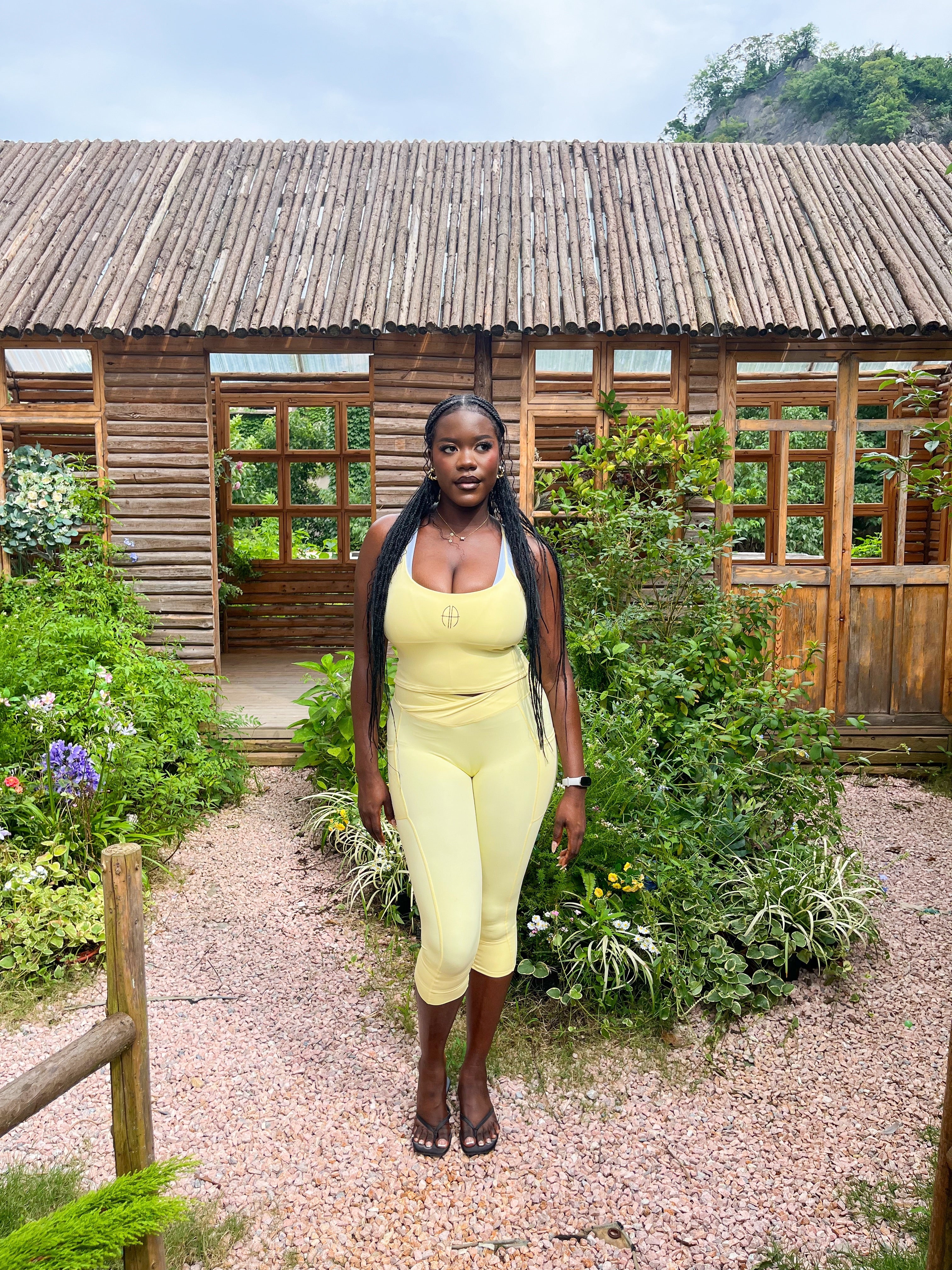 How to Style the Leggings as Capri